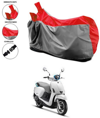 SEBONGO Waterproof Two Wheeler Cover for 22Motors(Red)