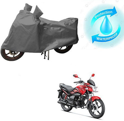 RPSENTTERPR Waterproof Two Wheeler Cover for Hero(Passion Xpro, Grey)