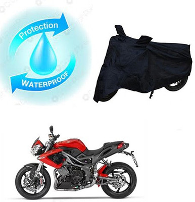 RPSENTTERPR Waterproof Two Wheeler Cover for DSK Benelli(TNT R, Black)