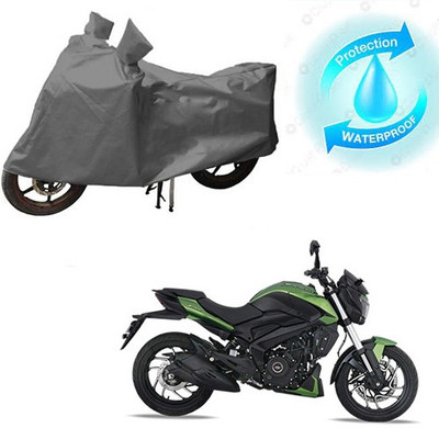 RPSENTTERPR Waterproof Two Wheeler Cover for Bajaj(Dominar, Grey)