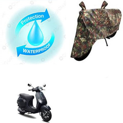 RPSENTTERPR Waterproof Two Wheeler Cover for Piaggio(Vespa LX, Multicolor)