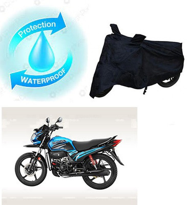 RPSENTTERPR Waterproof Two Wheeler Cover for Honda(Passion Pro TR, Black)