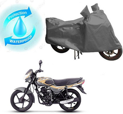 RPSENTTERPR Waterproof Two Wheeler Cover for Bajaj(CT100, Grey)