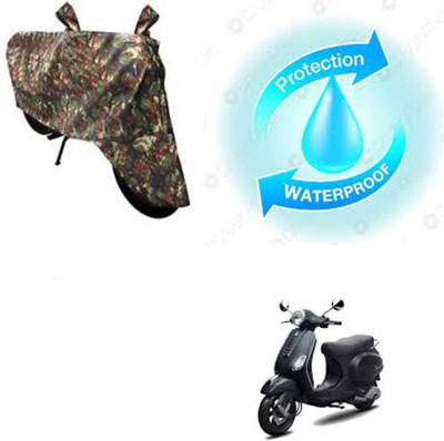 RPSENTTERPR Waterproof Two Wheeler Cover for Piaggio(Vespa LX, Multicolor)