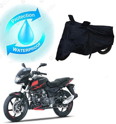SANJU Waterproof Two Wheeler Cover for Bajaj(Pulsar 180 DTS-i, Black)