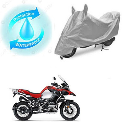 saanvi Waterproof Two Wheeler Cover for BMW(R 1200 GS, Silver)