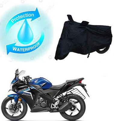 RPSENTTERPR Waterproof Two Wheeler Cover for Honda(CBR 150R, Black)