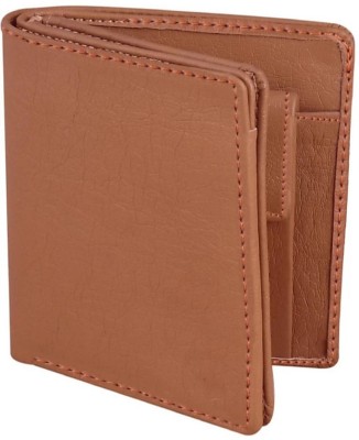 SKKFASHION Men Tan Artificial Leather Wallet(7 Card Slots)