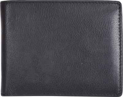 Leatherman Fashion Boys Brown, Black Genuine Leather Wallet(13 Card Slots)