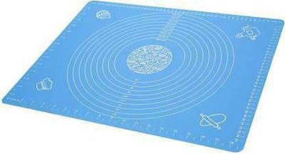Drunna Non-Stick Silicon Reusable Pastry Fondant Dough Roti Chapati Rolling Baking Sheet Mat with Measurements Food-grade Silicone Baking Mat(Pack of 1)