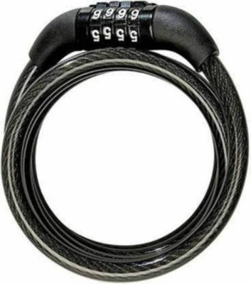 Gacher Strong Multipurpose 4 Digit Code Combination Cable Spiral Bicycle Lock Cycle Lock