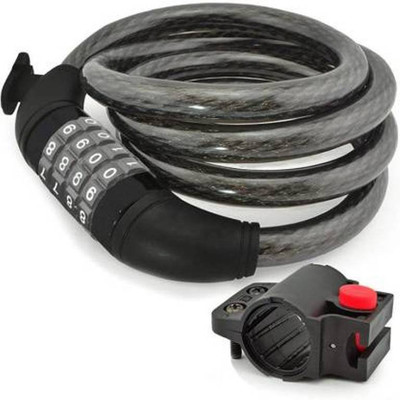 Gacher gd-004 Cycle Wire Lock(Numerical)Black Cycle Lock