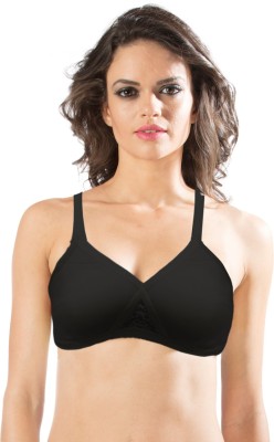 DAZZLE DB550 Women Minimizer Non Padded Bra(Black)