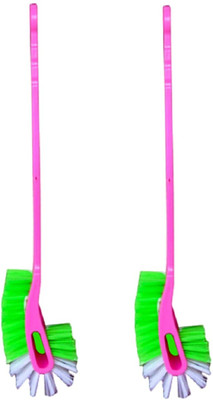Atlas Enterprises Plastic Wet and Dry Brush(Multicolor, 2 Units)