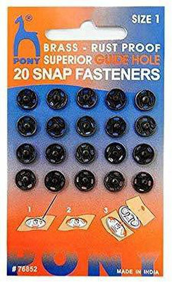 M Fabrics White Plastic 4 Holes Resin Button for Shirts