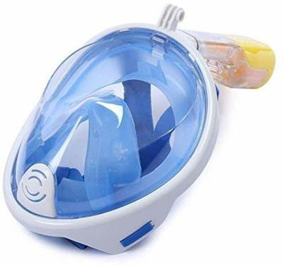 kirfiz Women's Men's Kid's Silicone Full Face Snorkeling, Diving, Underwater Swimming Kit