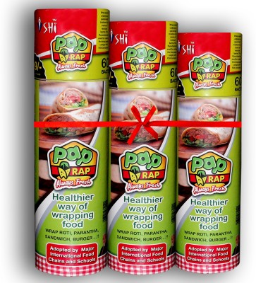 SHi Pap Wrap Food Wrapping Paper 60 Sheet x 1 Pack (Pack of 3 x 60 = 180 Sheets) Parchment Paper(Pack of 3, 18 m)