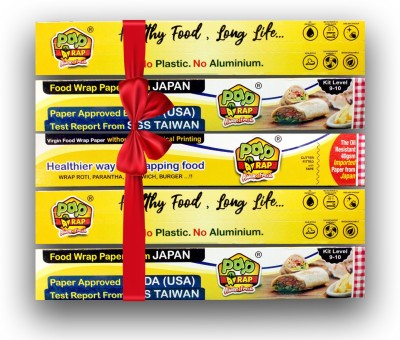 SHi Pap Wrap Food Wrapping Paper | Pack of 5 x 21 Mtr = 105 Mtr| Parchment Paper(Pack of 5, 105 m)