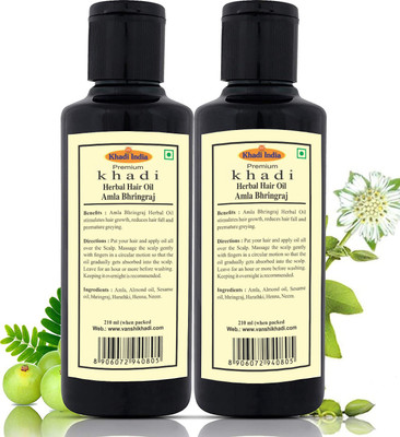 Premium Khadi Amla & Bhringraj Natural Hair Oil(420 ml)