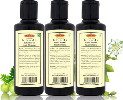 Premium Khadi Amla & Bhringraj Hair Oil For Nourish & Strengthen Hair Oil(630 ml)