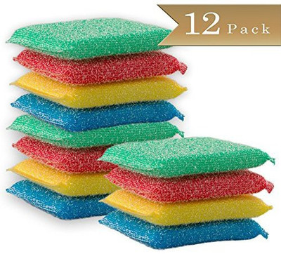 Ridhi Sidhi Non scratch Scrub Sponge(Regular, Pack of 12)
