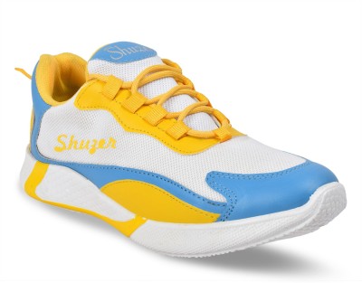 Shuzer68 Latest Design Trendy Cool Light Weight Premium Walking Shoes For Men(White)