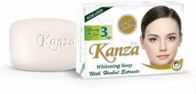 KANZA Skin Whitening Soap with Herbal Extracts -100 Gms(100 g)