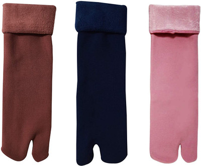 Richiee Women Solid Ankle Length(Pack of 3)