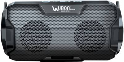 Ubon SP-46 Bomb Beats Bluetooth Speaker with 10 hours backup 12 W Bluetooth Speaker  (Black, Stereo Channel)