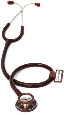 Dr. Head DH-1 Stainless Steel Cardiology Stethoscope (Brown) Cardiology Stethoscope(Brown)