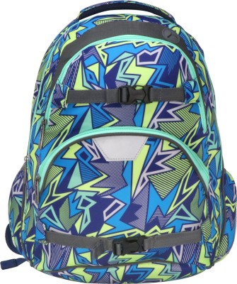 smily kiddos Teen backpack- Future Yellow & Blue School Bag(Yellow, 11 L)