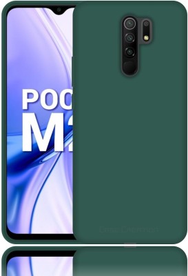 CASE CREATION Back Cover for Xiaomi Redmi 9 Prime (2020) Luxury OG Series Slim Silicone Designer Case(Green, Dual Protection, Silicon, Pack of: 1)