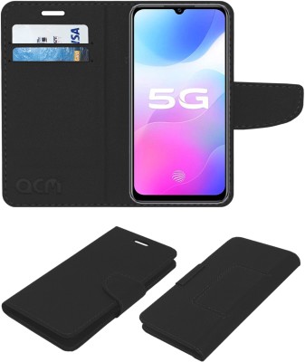 ACM Flip Cover for vivo S7e 5G(Black, Cases with Holder, Pack of: 1)