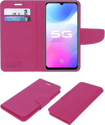 ACM Flip Cover for vivo S7e 5G(Pink, Cases with Holder, Pack of: 1)