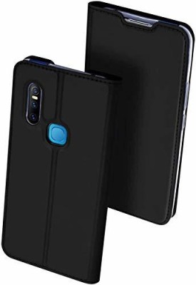 Helix Flip Cover for Vivo Y17(Black, Hard Case, Pack of: 1)