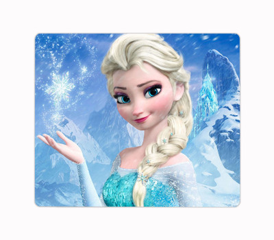 Impresion Frozen Movie Designer Printed Premium Designer Mouse Pad for Computer/Laptop (22.5cm x 19cm) - C191 Mousepad(Multicolor)