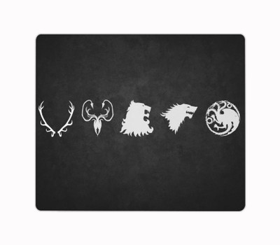 ARTBUG Game Of Thrones Designer Printed Non-Slip Soft Mouse Pad for Computer/Laptop (22.5cm x 19cm) - C22.54 Mousepad(Multicolor)