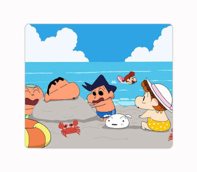 ARTBUG Shin-chan Cartoon Designer Printed Non-Slip Soft Mouse Pad for Computer/Laptop (22.5cm x 19cm) - C129 Non Slip Base Mousepad(Multicolor)