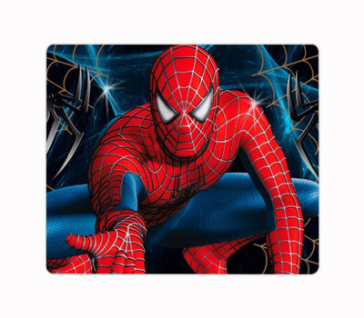 Impresion Spiderman Designer Printed Premium Designer Mouse Pad for Computer/Laptop (22.5cm x 19cm) - C48 Non Slip Base Mousepad(Multicolor)