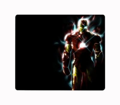 Impresion Iron Man Designer Printed Premium Designer Mouse Pad for Computer/Laptop (22.5cm x 19cm) - C51 Mousepad(Multicolor)