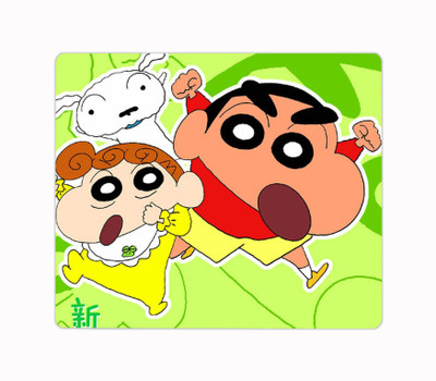 Impresion Shin-chan Cartoon Printed Premium Designer Mouse Pad for Computer/Laptop (22.5cm x 19cm) - C6 Non Slip Base Mousepad(Multicolor)