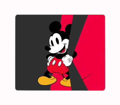 Impresion Mickey Mouse Cartoon Printed Premium Designer Mouse Pad for Computer/Laptop (22.5cm x 19cm) - C38 Mousepad(Multicolor)