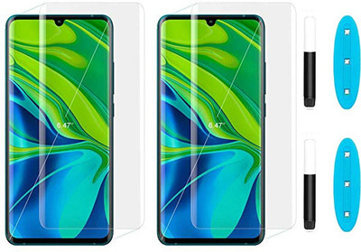 Fovtyline Tempered Glass Guard for Xiaomi Mi 10 Pro(Pack of 2)