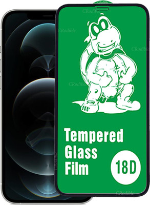 DeepzHub Edge To Edge Tempered Glass for Apple iPhone 12 Pro Max(Pack of 1)