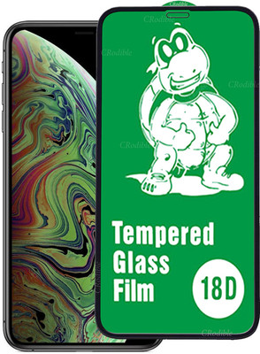 DeepzHub Edge To Edge Tempered Glass for Apple iPhone XS Max(Pack of 1)