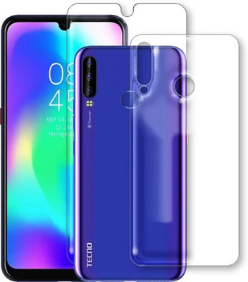 DOWRVIN Front and Back Tempered Glass for TECNO SPARK POWER(Pack of 1)
