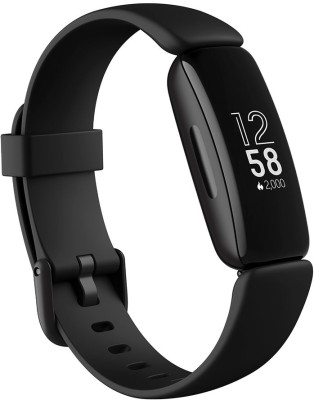 FITBIT fitbit inspire 2 health & fitness tracker watch(Black Strap, Size : Regular)