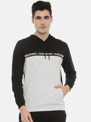 3Pin Full Sleeve Color Block Men Sweatshirt