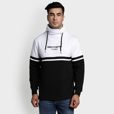 Red Tape Full Sleeve Color Block Men Sweatshirt