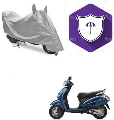 SANJU Waterproof Two Wheeler Cover for Honda(Activa 3G, Silver)